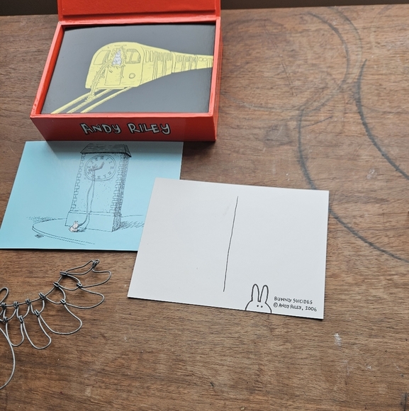 2006 Andy Riley Bunny Postcards - Picture 4 of 4